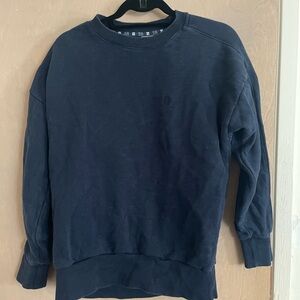 Sweaty Betty Dark Blue Crewneck Sweater and Sweats